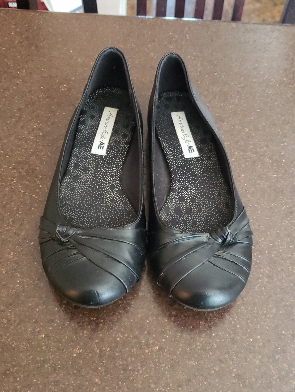 American Eagle Outfitters Black Flats for Women. SIZE 8W